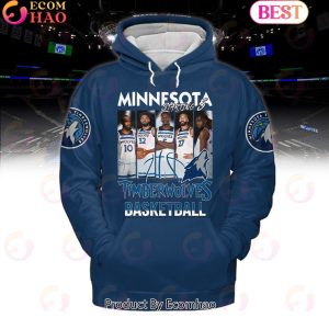 Minnesota Timberwolves Basketball Starting 5 Blue Hoodie