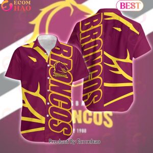 NRL Brisbane Broncos Party Hawaiian Shirt