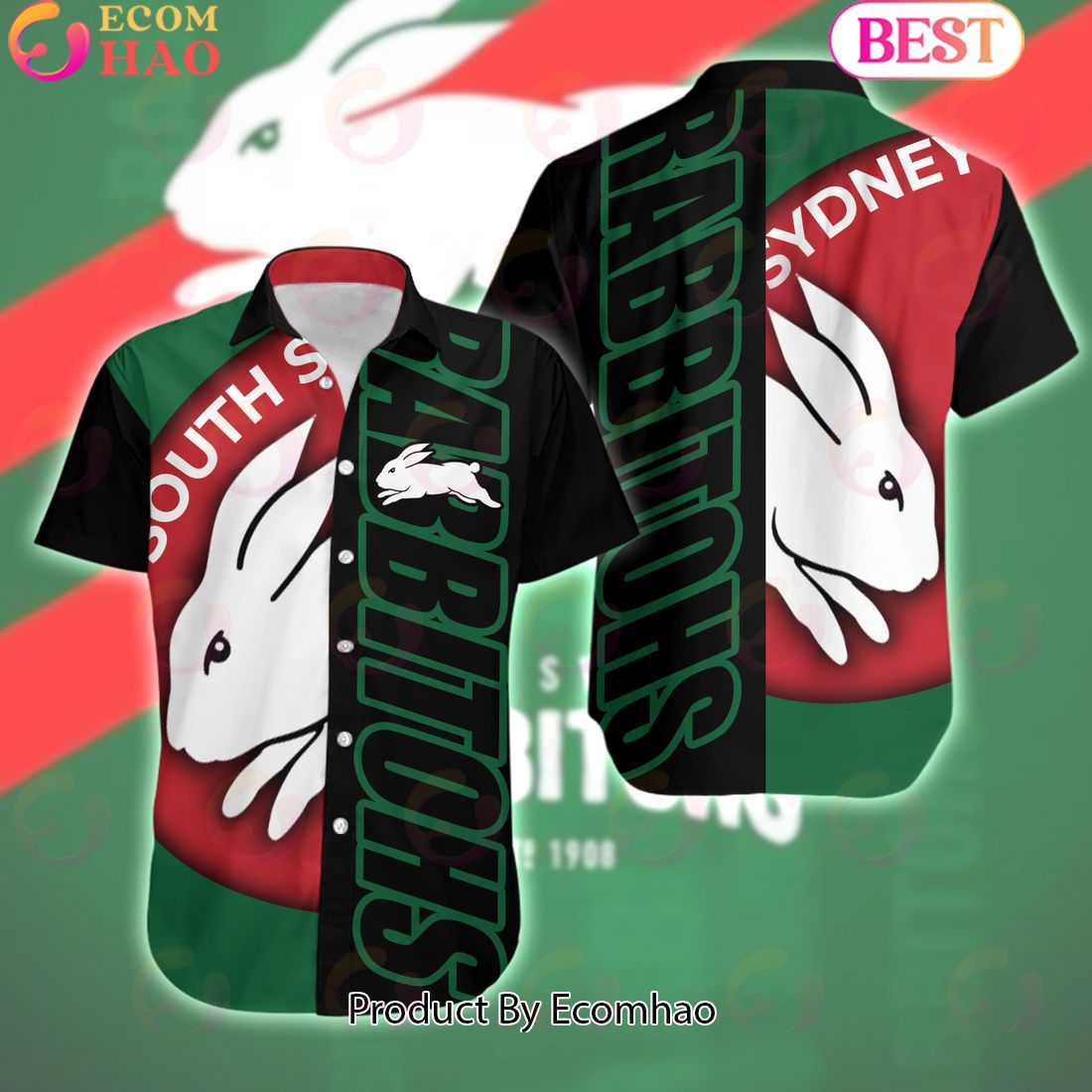 NRL South Sydney Rabbitohs Party Hawaiian Shirt