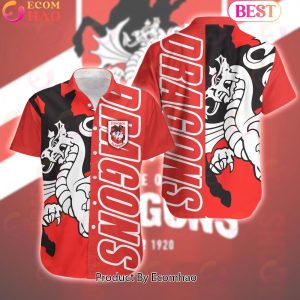 NRL St. George-Illawarra Dragons Party Hawaiian Shirt