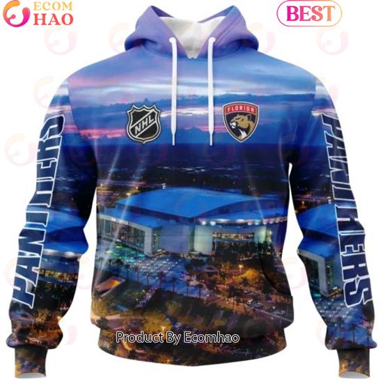 NHL Florida Panthers Personalized Arena Skyline Design ST2403 3D Hoodie