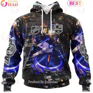 NHL Los Angeles Kings Personalized Arena Skyline Design ST2403 3D Hoodie