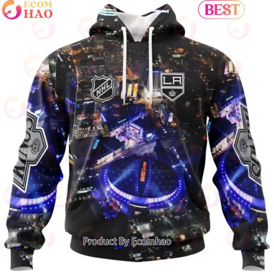 NHL Los Angeles Kings Personalized Arena Skyline Design ST2403 3D Hoodie