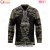 NHL Anaheim Ducks Personalized Camo Hockey Jersey Honoring Veterans