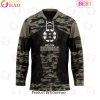NHL Arizona Coyotes Personalized Camo Hockey Jersey Honoring Veterans