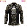 NHL Boston Bruins Personalized Camo Hockey Jersey Honoring Veterans
