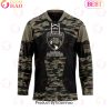 NHL Los Angeles Kings Personalized Camo Hockey Jersey Honoring Veterans
