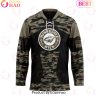 NHL Los Angeles Kings Personalized Camo Hockey Jersey Honoring Veterans