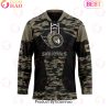NHL Philadelphia Flyers Personalized Camo Hockey Jersey Honoring Veterans