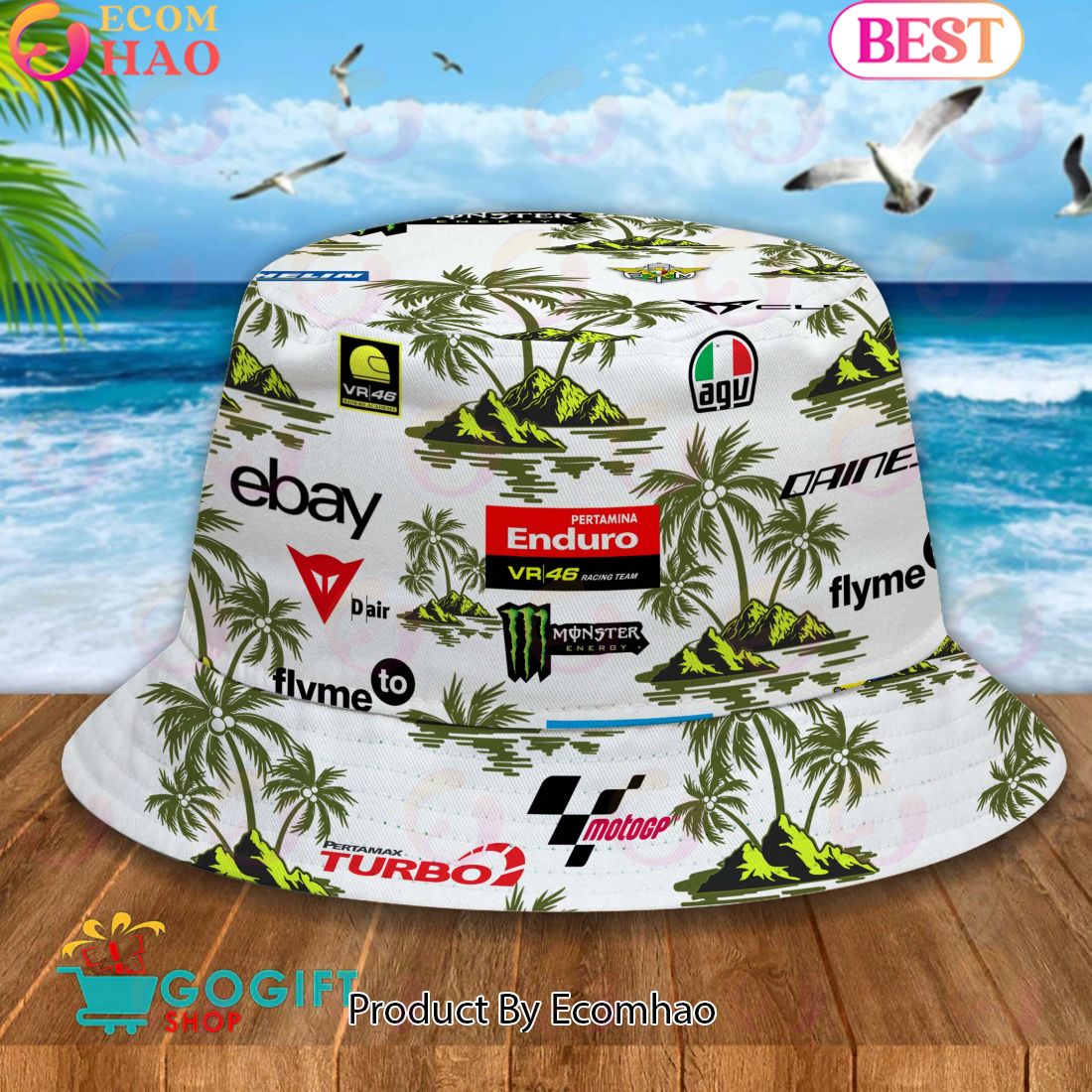 Pertamina Enduro VR46 Racing Team 2024 MotoGP Bucket Hat