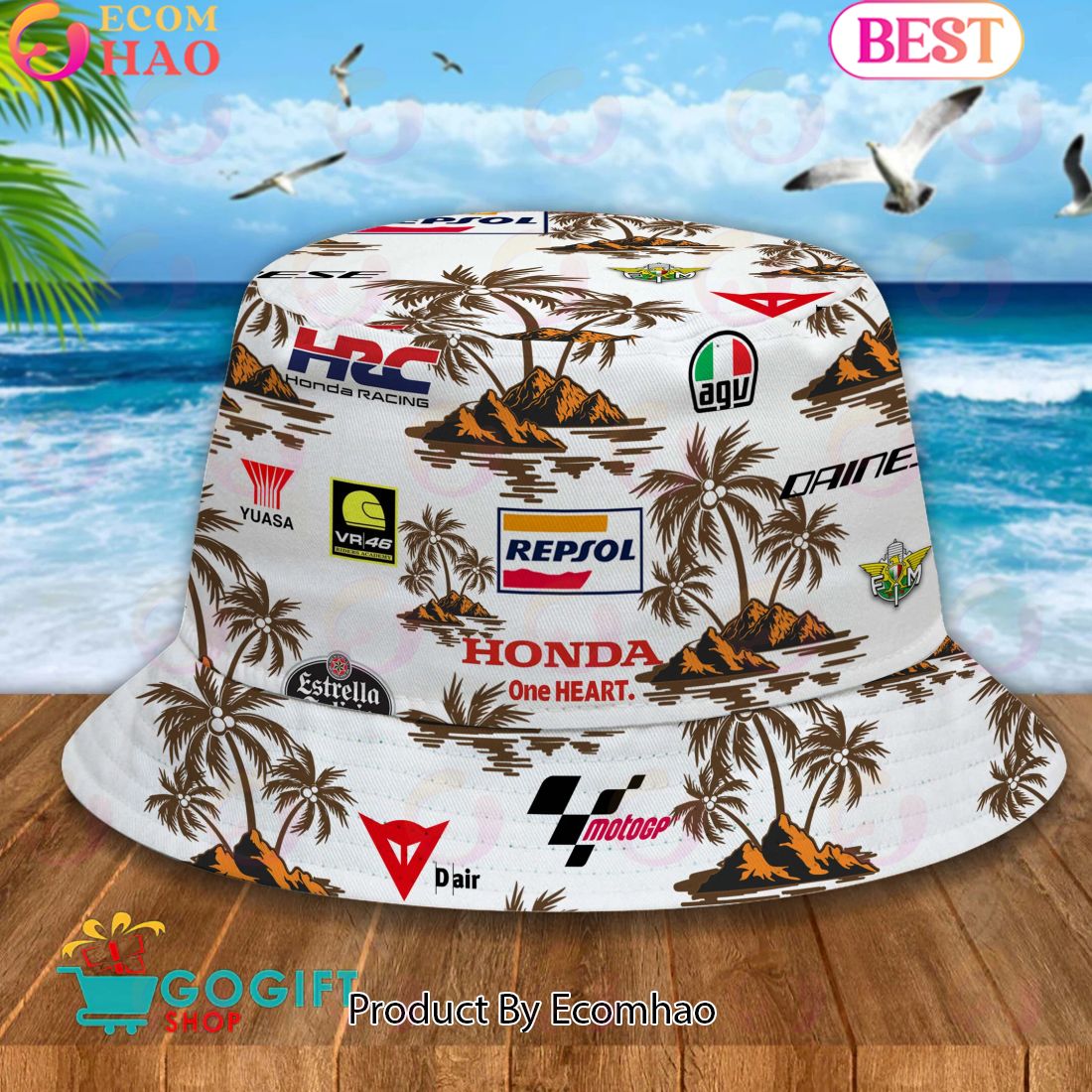 Repsol Honda Team 2024 MotoGP Bucket Hat