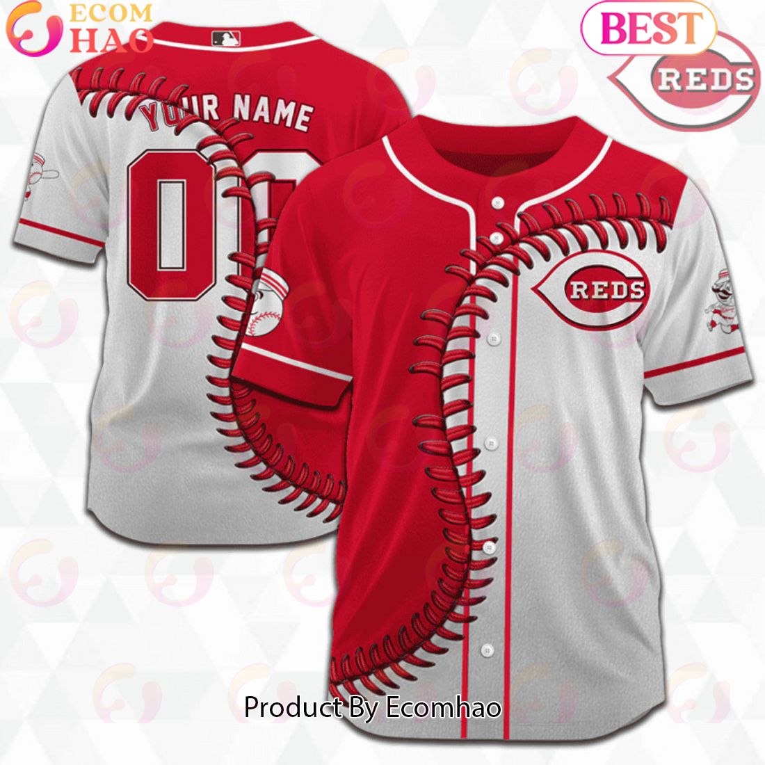 MLB Cincinnati Reds Custom Jersey