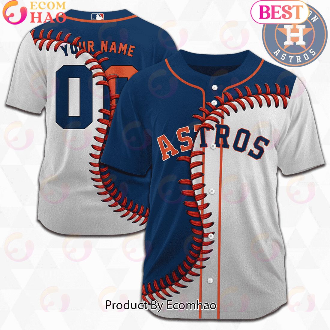 MLB Houston Astros Custom Jersey