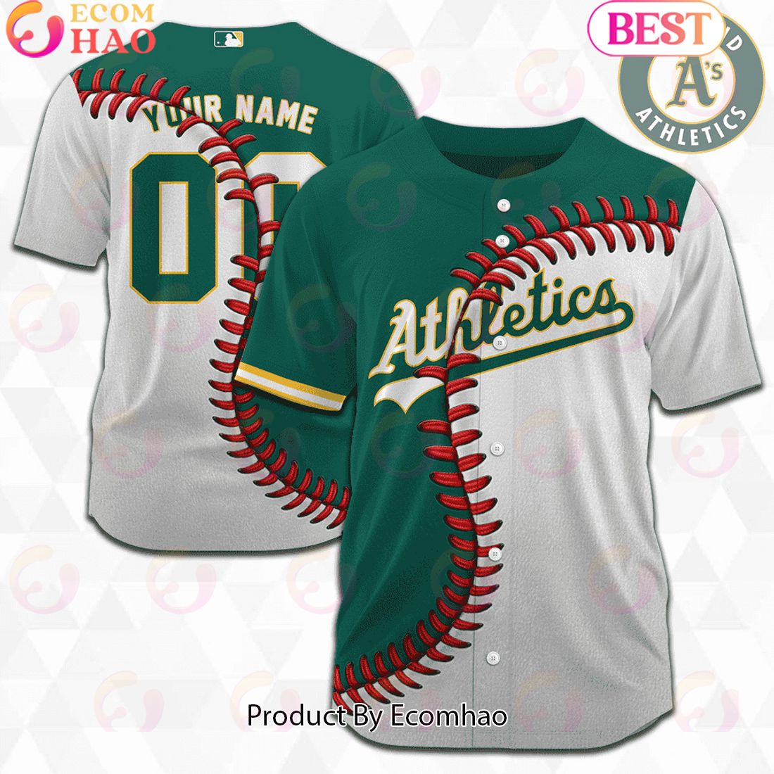 MLB Oakland Athletics Custom Jersey