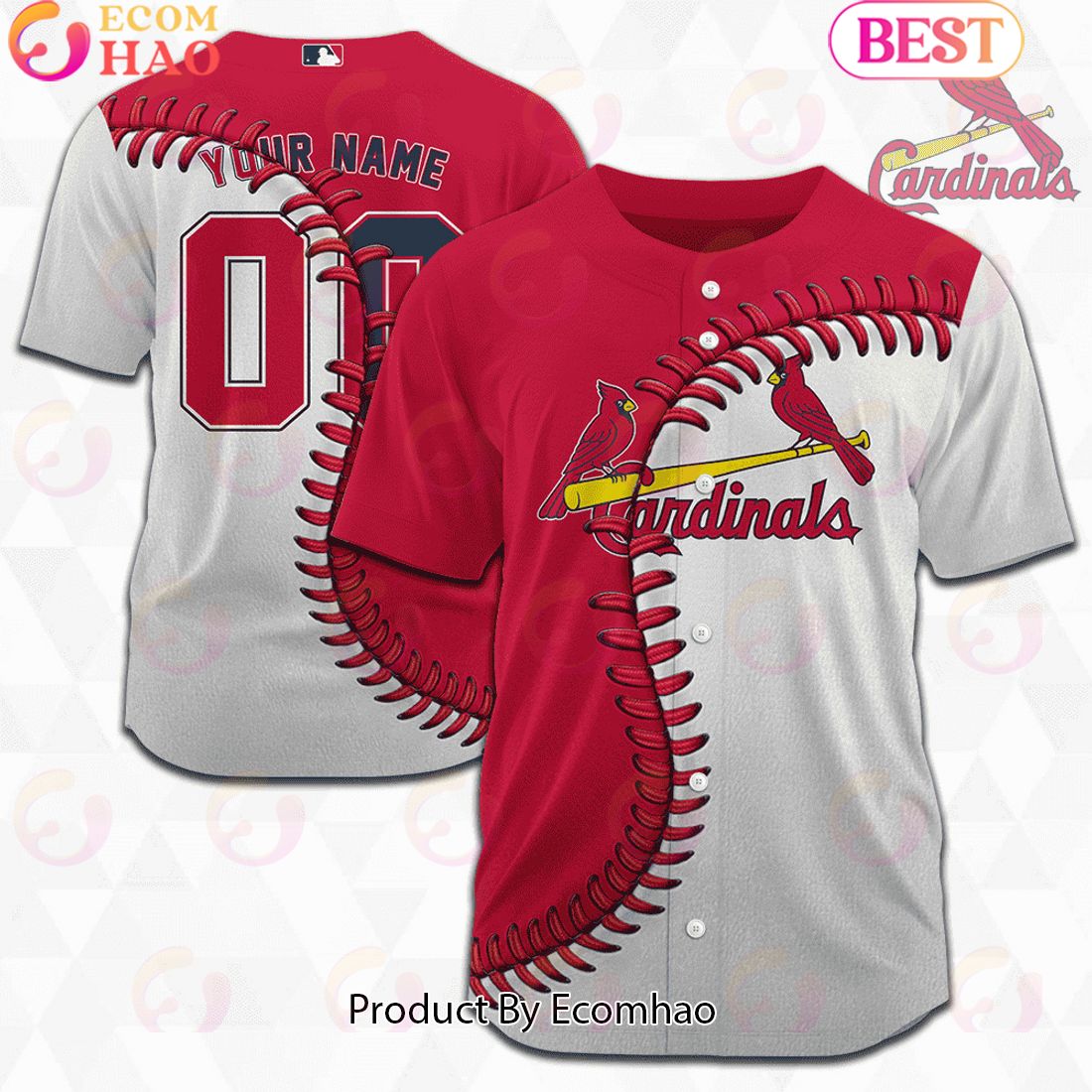 MLB St Louis Cardinals Custom Jersey