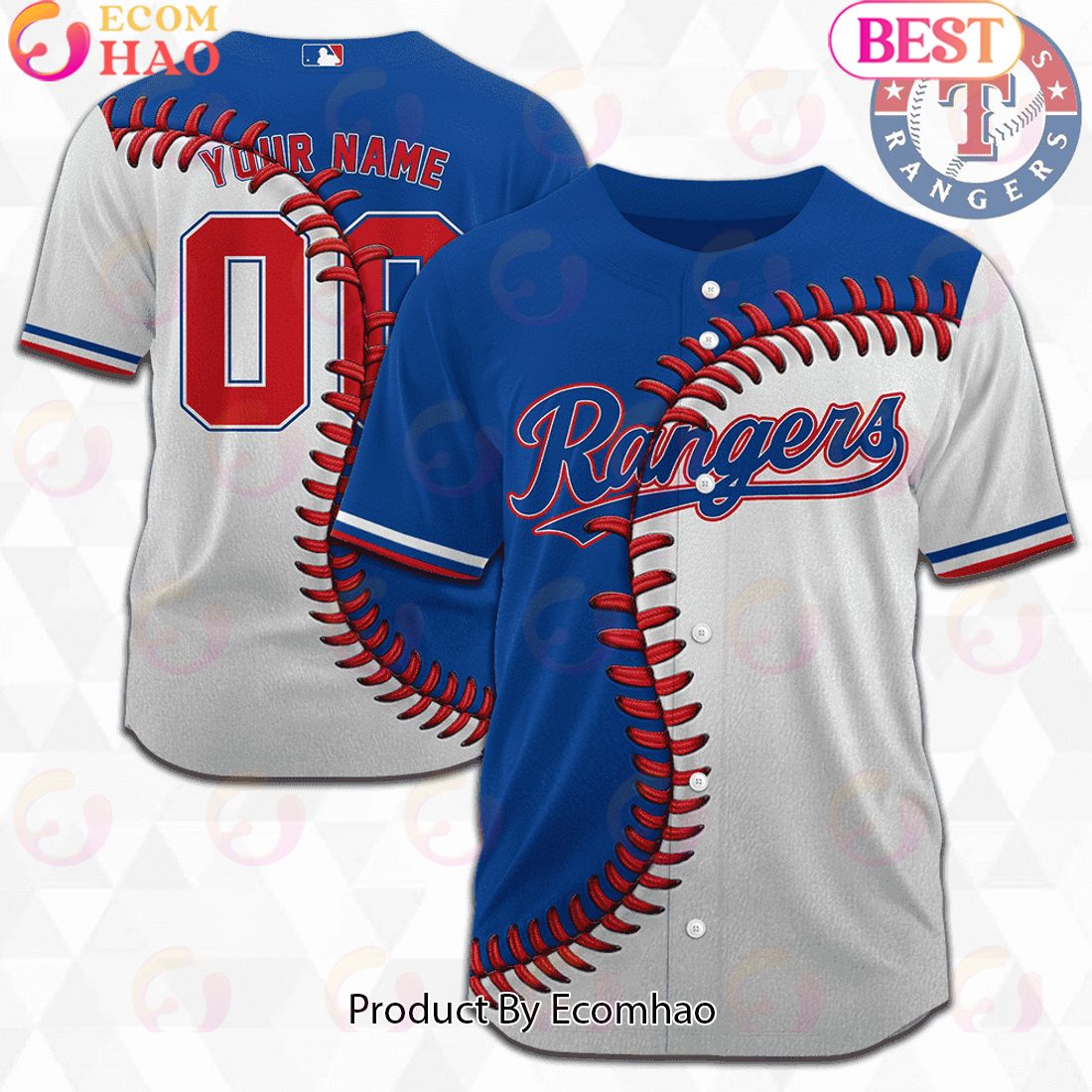 MLB Texas Rangers Custom Jersey