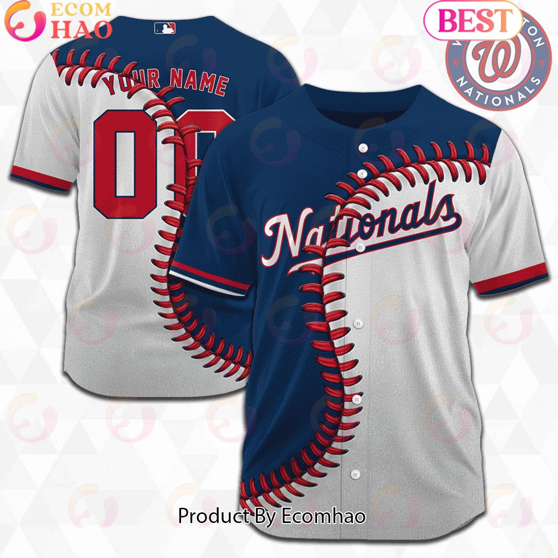 MLB Washington Nationals Custom Jersey