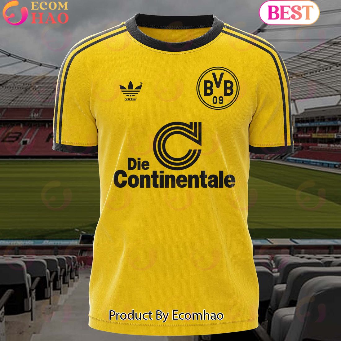 Borussia Dortmund 1989- 1990 Home Retro Shirt