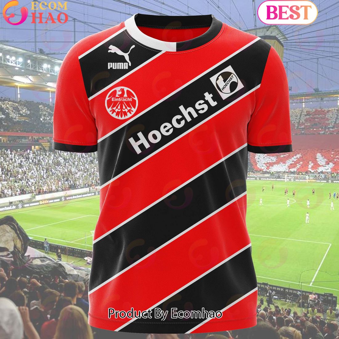 Eintracht Frankfurt 1989- 1990 Home Retro Shirt