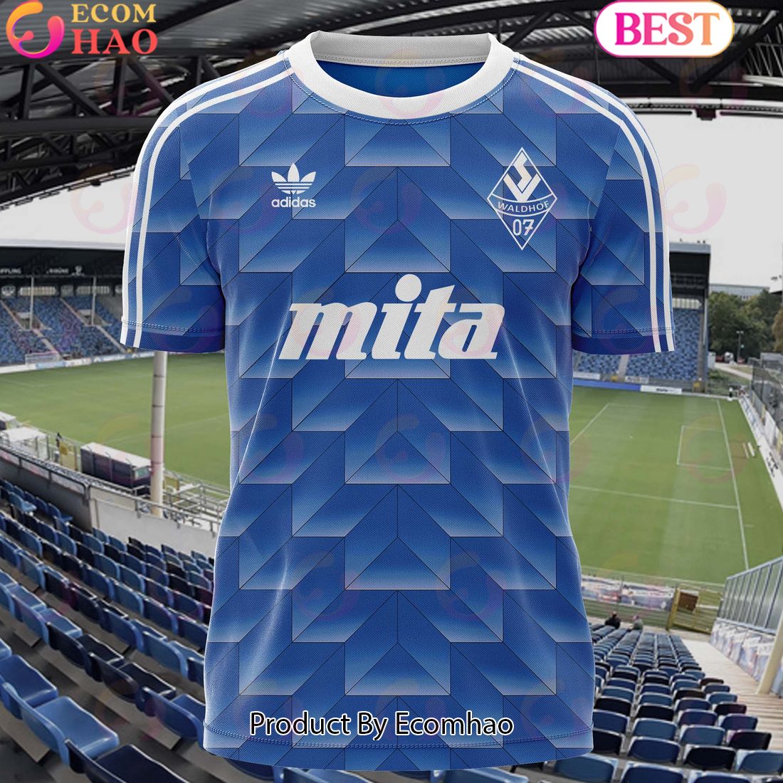 SV Waldhof Mannheim 1989- 1990 Home Retro Shirt