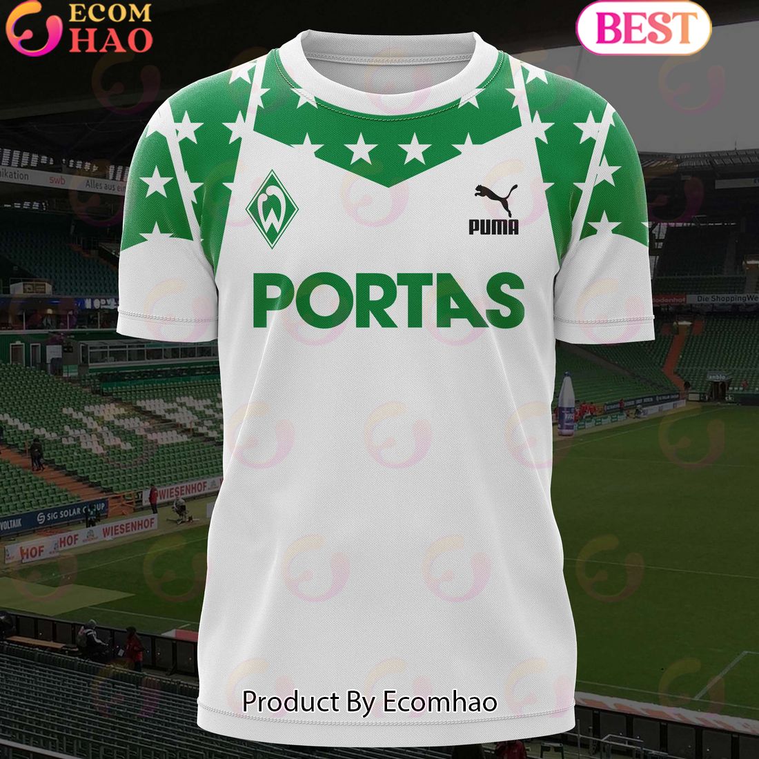 SV Werder Bremen 1989- 1990 Home Retro Shirt