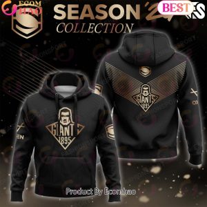 Super League Huddersfield Giants 1895 Gold Team Season 24 Collection Hoodie, Longpants, Cap