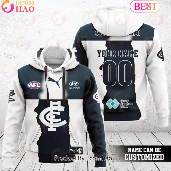 Carlton Blues – AFL 2024 Mix Guernseys Combo Hoodie Pants Limited Edition