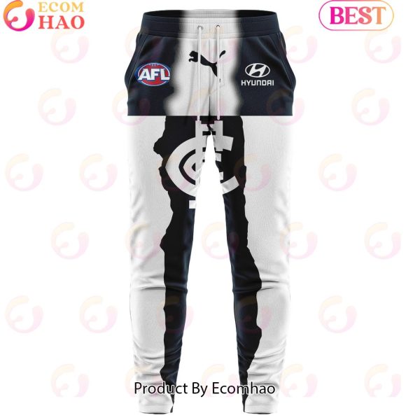 Carlton Blues – AFL 2024 Mix Guernseys Combo Hoodie Pants Limited Edition