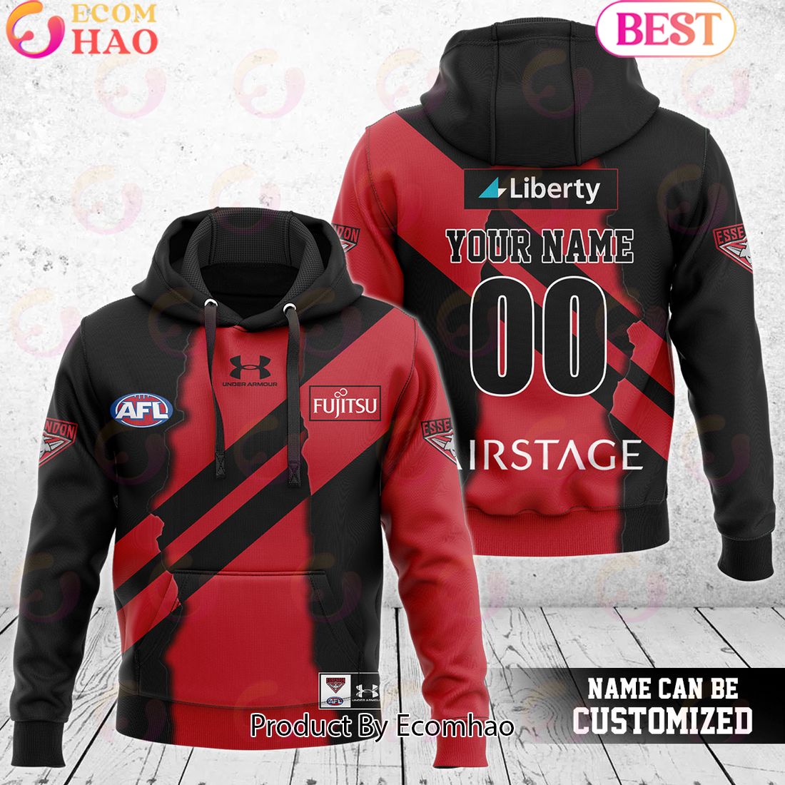 Essendon Bombers – AFL 2024 Mix Guernseys Combo Hoodie Pants Limited Edition