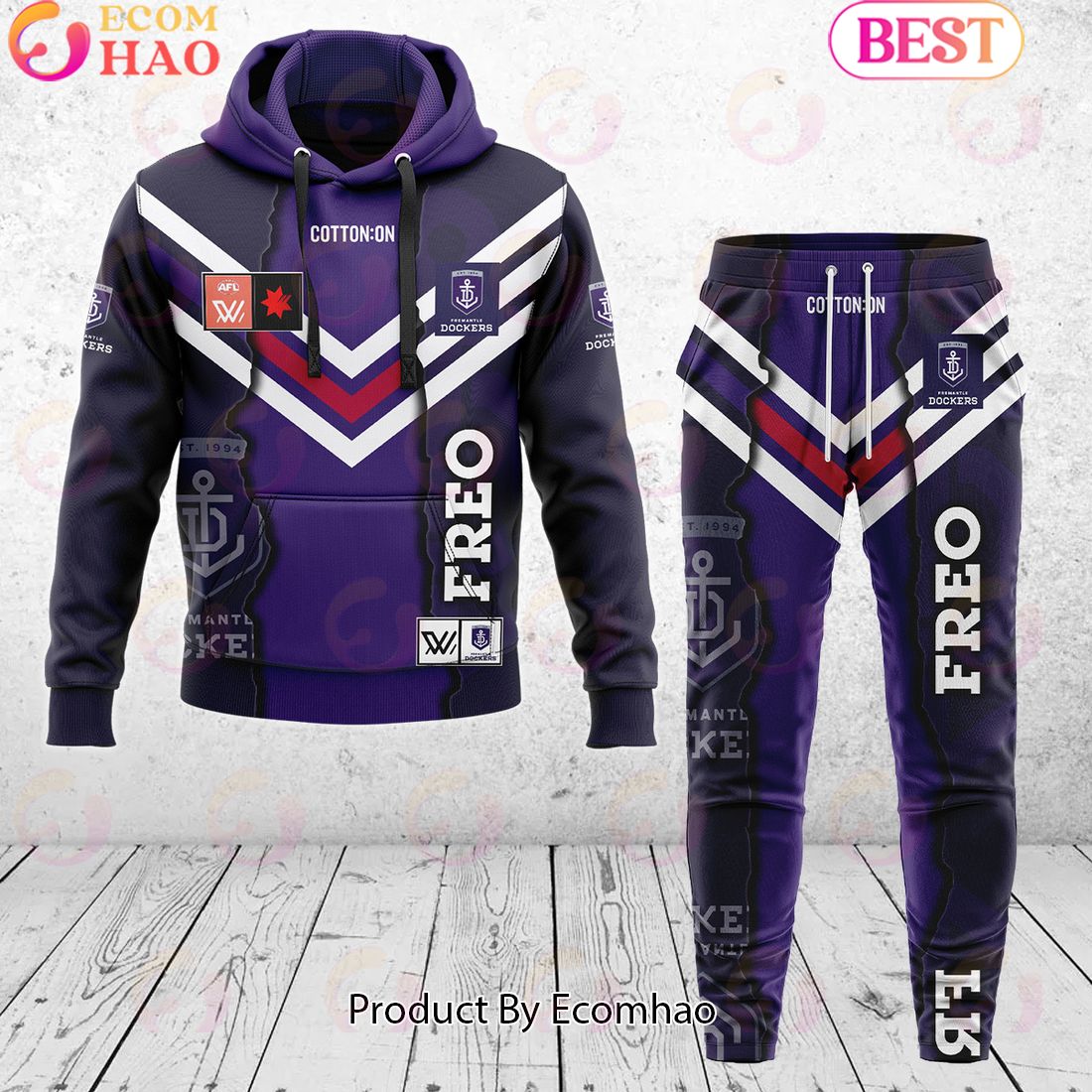 Fremantle Dockers – AFL 2024 Mix Guernseys Combo Hoodie Pants Limited Edition