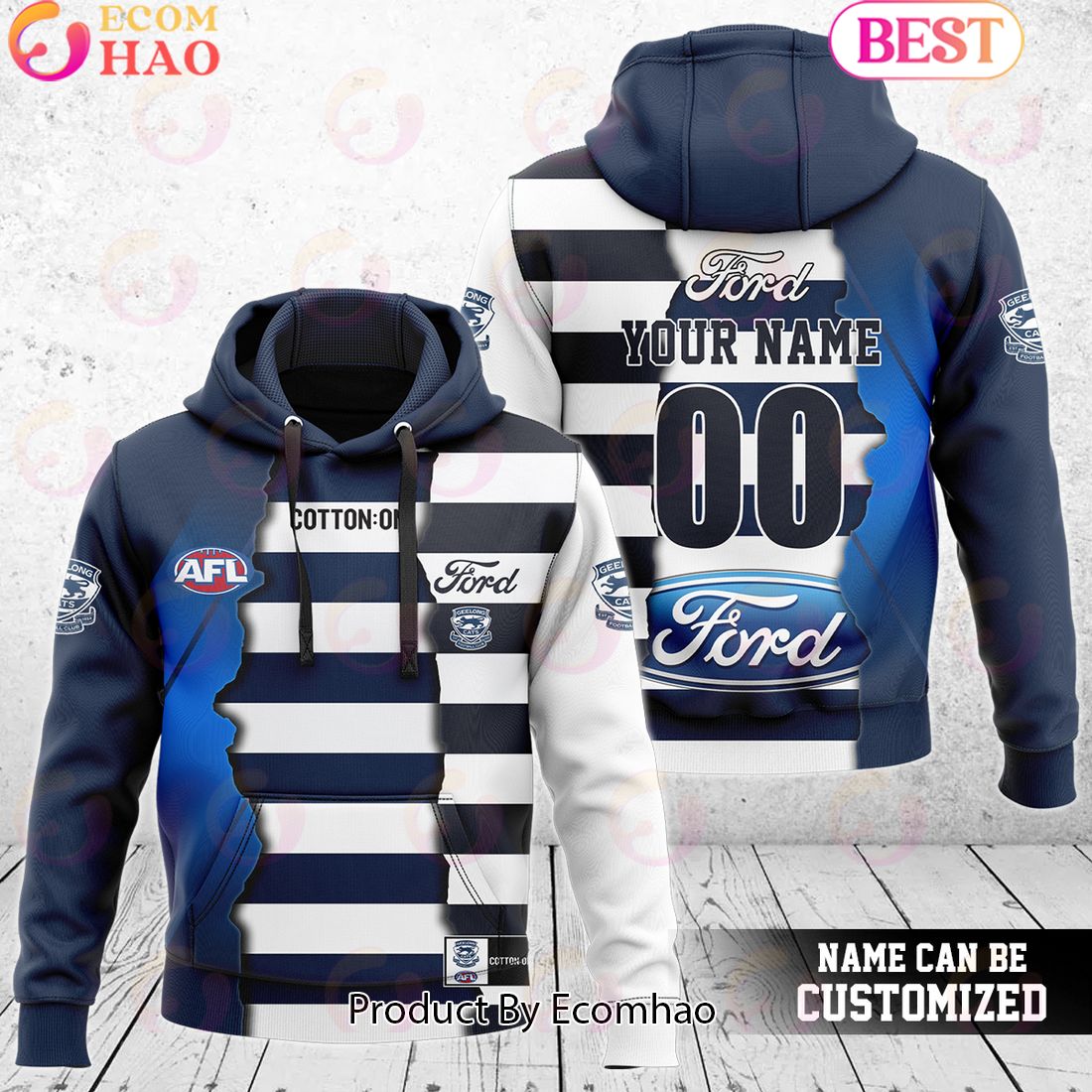 Geelong Cats – AFL 2024 Mix Guernseys Combo Hoodie Pants Limited Edition