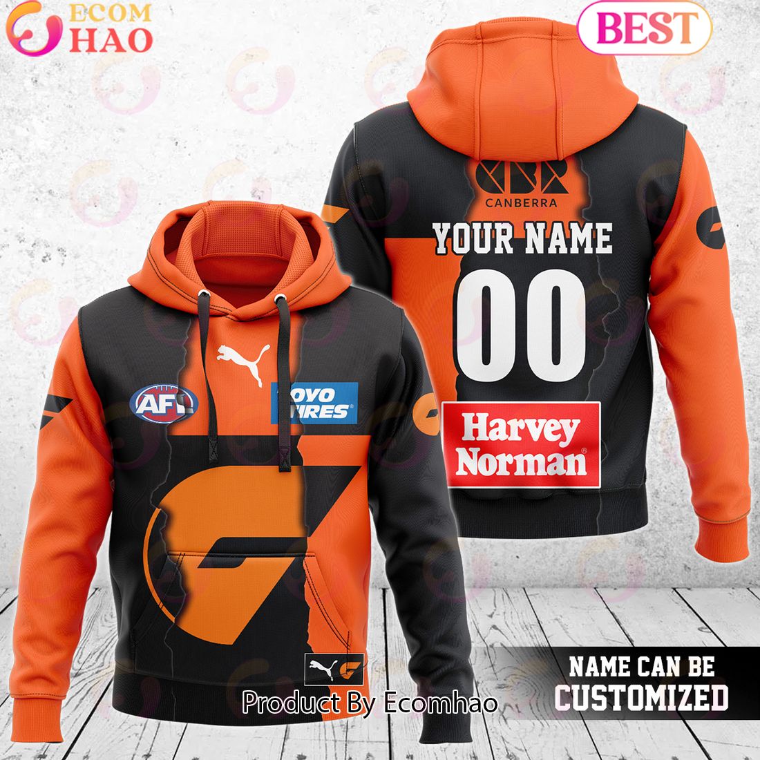 GWS Giants – AFL 2024 Mix Guernseys Combo Hoodie Pants Limited Edition