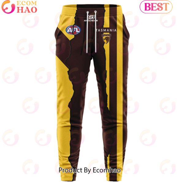 Hawthorn Hawks – AFL 2024 Mix Guernseys Combo Hoodie Pants Limited Edition