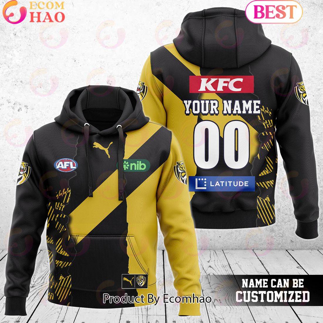 Richmond Tigers – AFL 2024 Mix Guernseys Combo Hoodie Pants Limited Edition