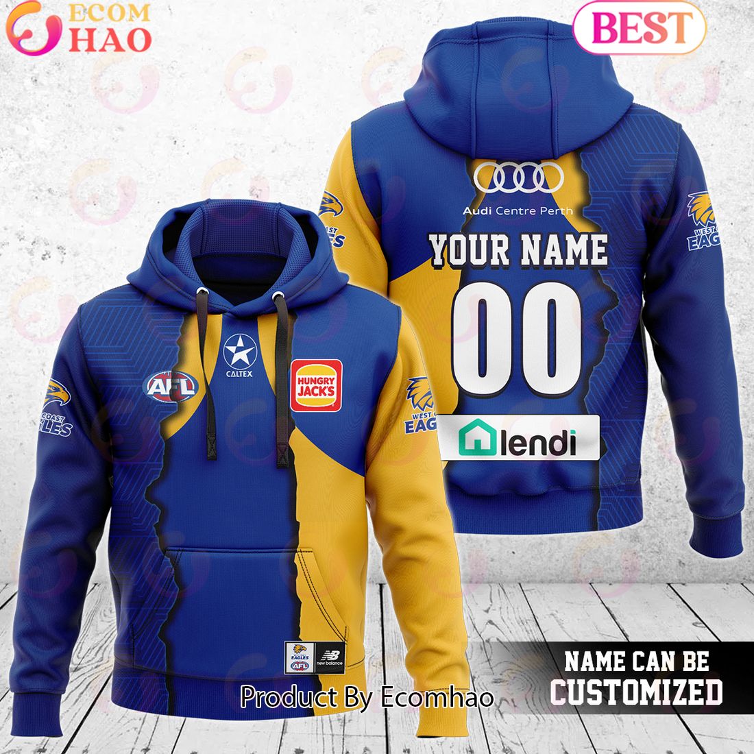 West Coast Eagles – AFL 2024 Mix Guernseys Combo Hoodie Pants Limited Edition