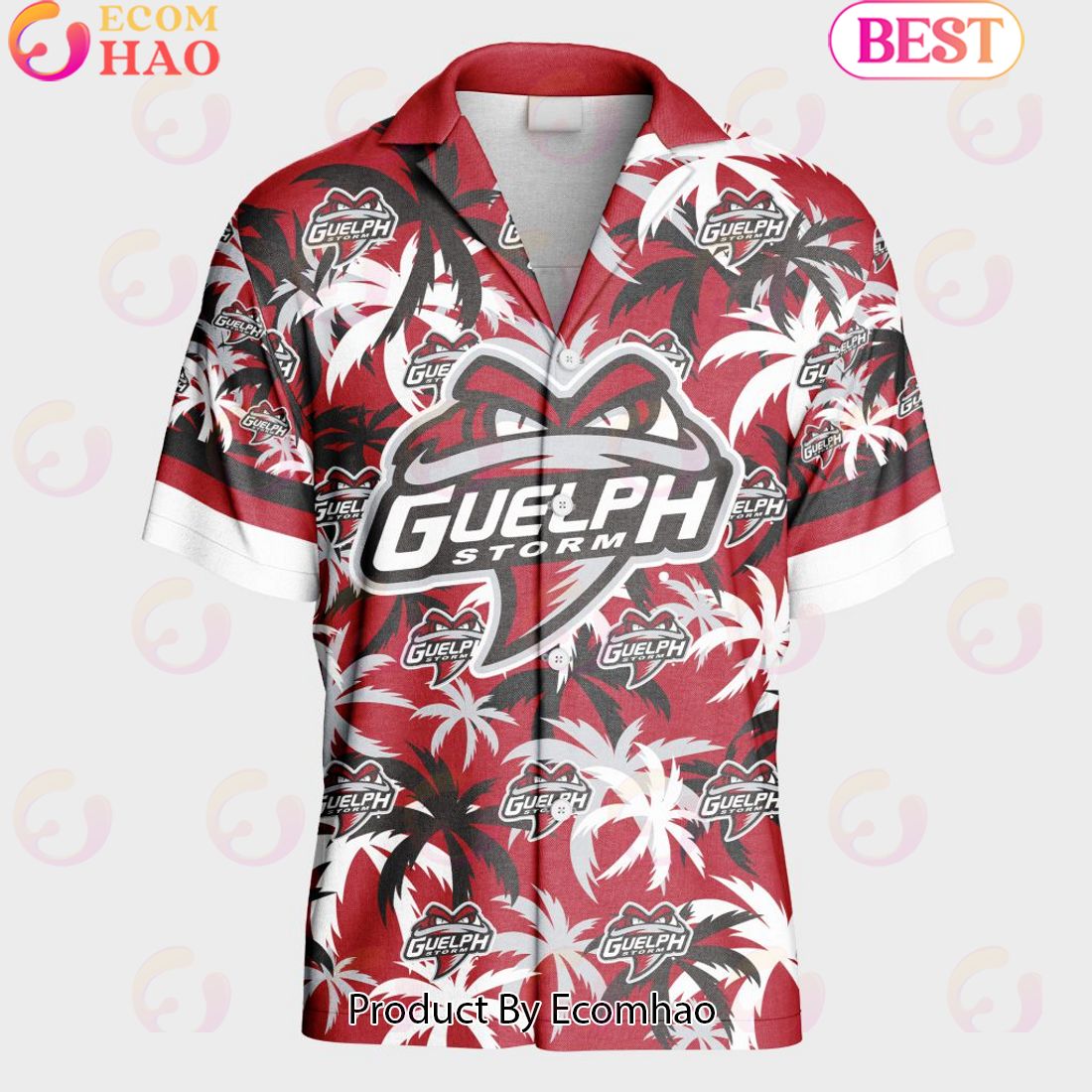 Personalized OHL Guelph Storm Home Jersey Color Hawaiian Shirt