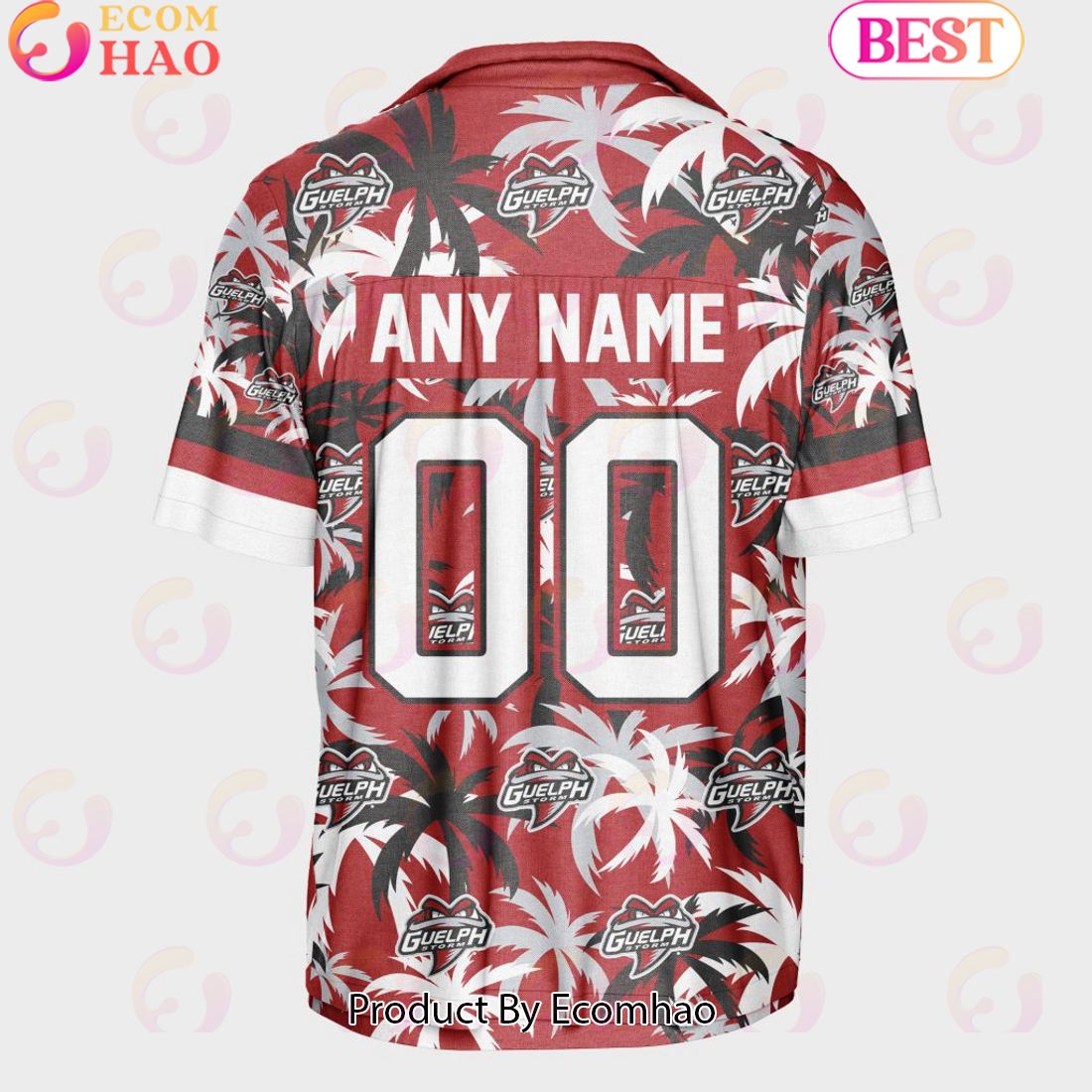 Personalized OHL Guelph Storm Home Jersey Color Hawaiian Shirt