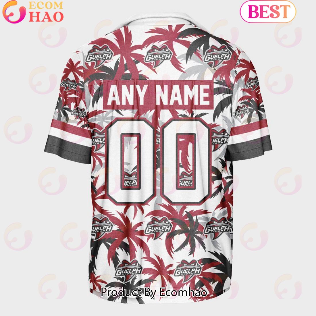 Personalized OHL Guelph Storm Away Jersey Color Hawaiian Shirt