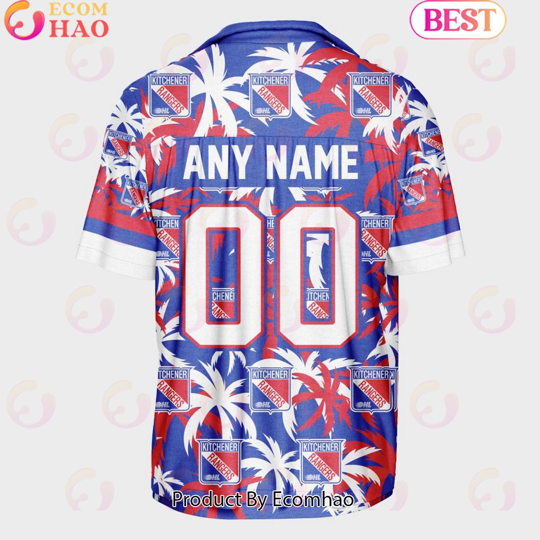 Personalized OHL Kitchener Rangers Home Jersey Color Hawaiian Shirt