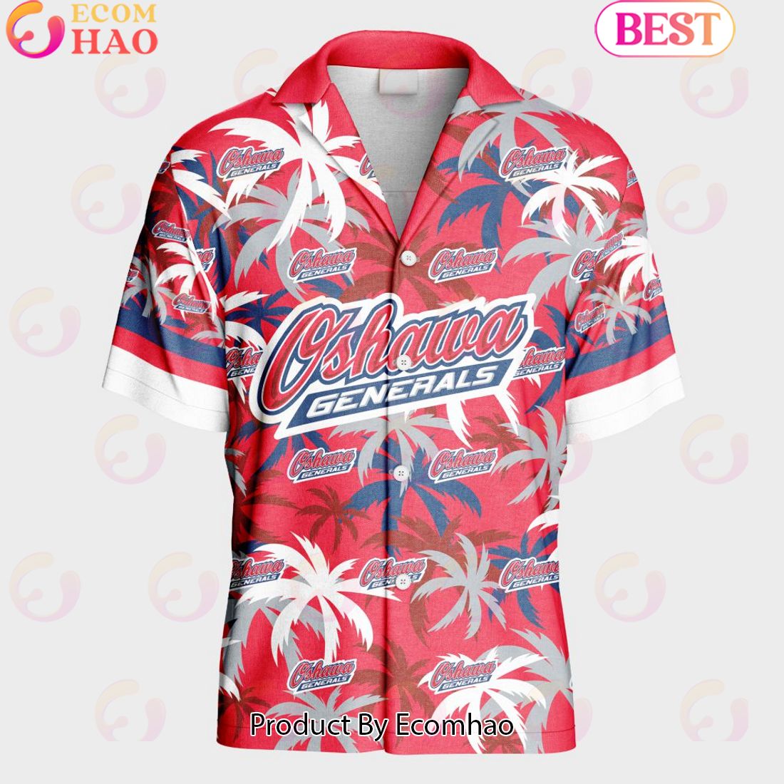 Personalized OHL Oshawa Generals Home Jersey Color Hawaiian Shirt