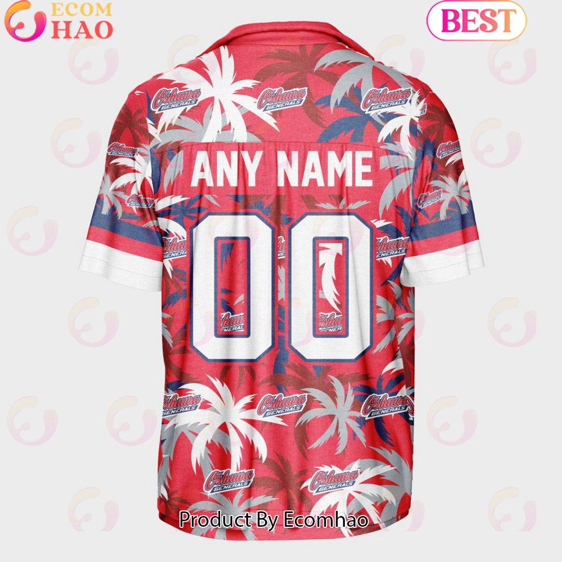 Personalized OHL Oshawa Generals Home Jersey Color Hawaiian Shirt