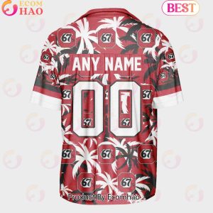 Personalized OHL Ottawa 67’s Home Jersey Color Hawaiian Shirt