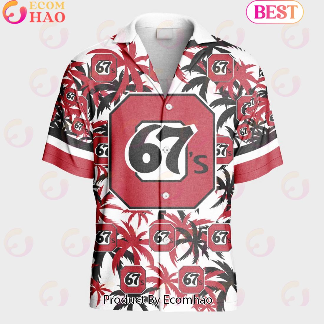 Personalized OHL Owen Sound Attack Away Jersey Color Hawaiian Shirt