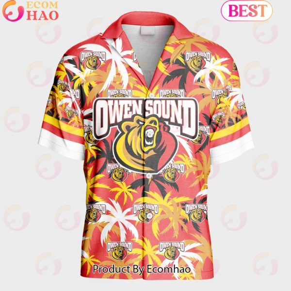 Personalized OHL Owen Sound Attack Home Jersey Color Hawaiian Shirt