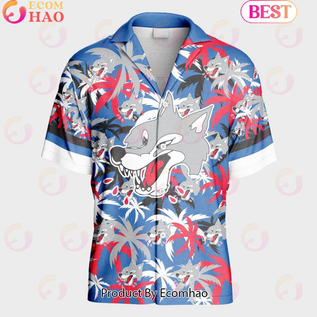 Personalized OHL Sudbury Wolves Home Jersey Color Hawaiian Shirt