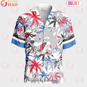 Personalized OHL Sudbury Wolves Away Jersey Color Hawaiian Shirt Personalized OHL Sudbury Wolves Away Jersey Color Hawaiian Shirt