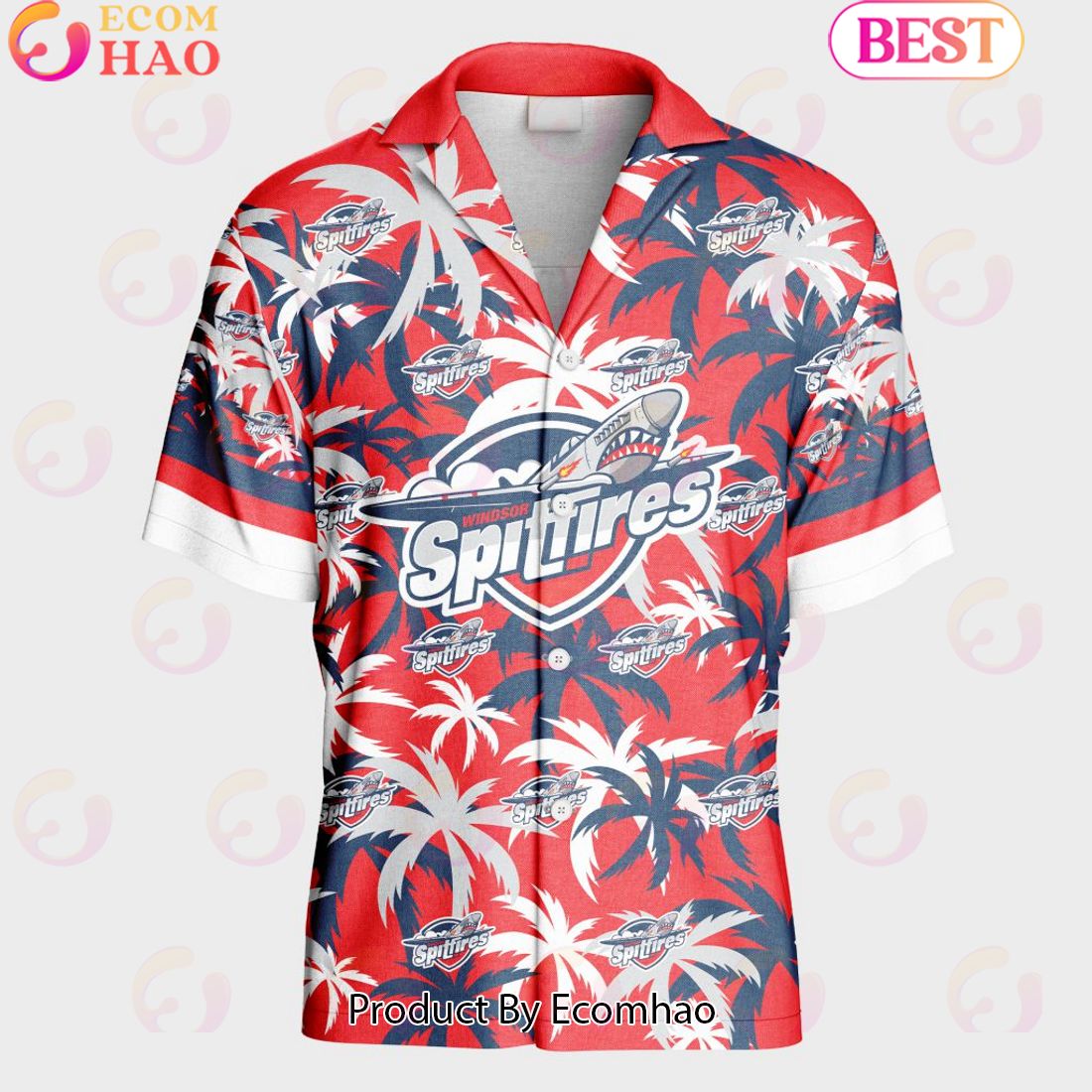 Personalized OHL Windsor Spitfires Home Jersey Color Hawaiian Shirt