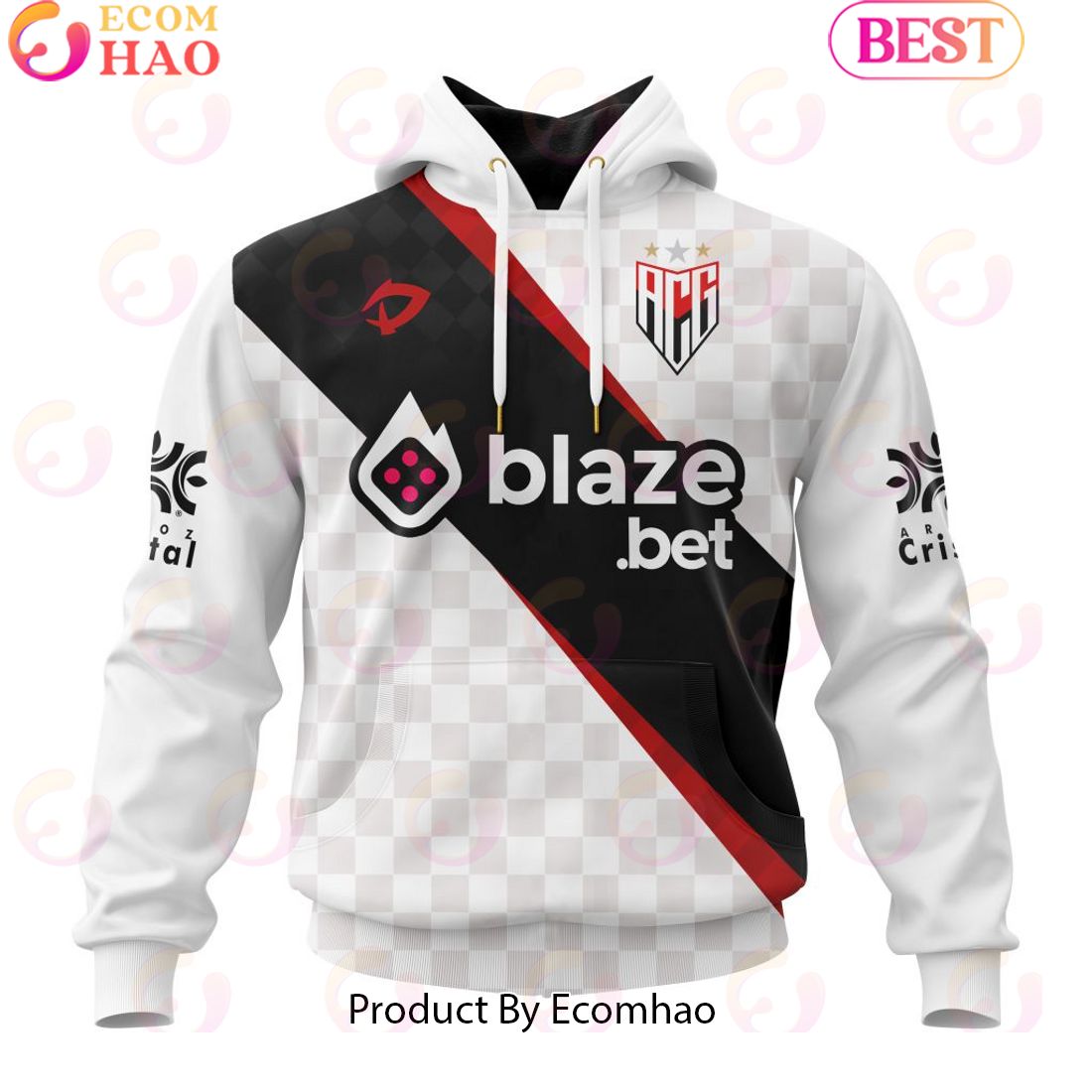 Serie A Atletico Goianiense Personalized 2023 Away Kits 3D Hoodie