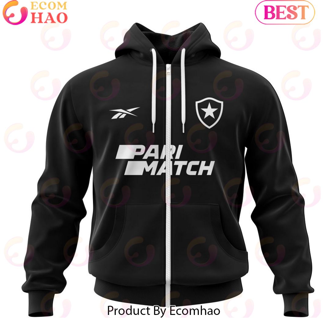 Serie A Botafogo Personalized 2023 Away Kits 3D Hoodie