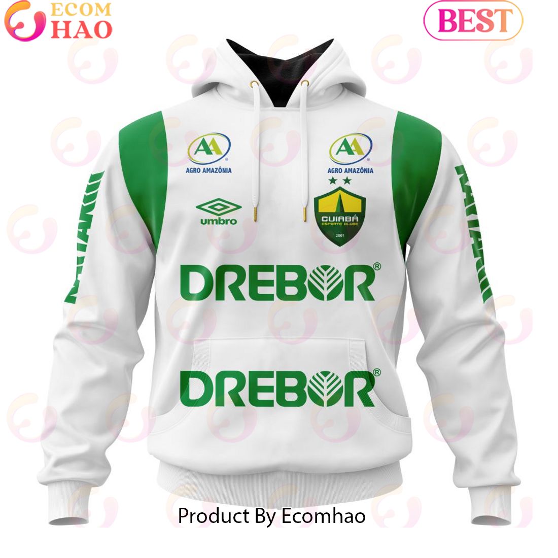 Serie A Cuiaba Personalized 2023 Away Kits 3D Hoodie